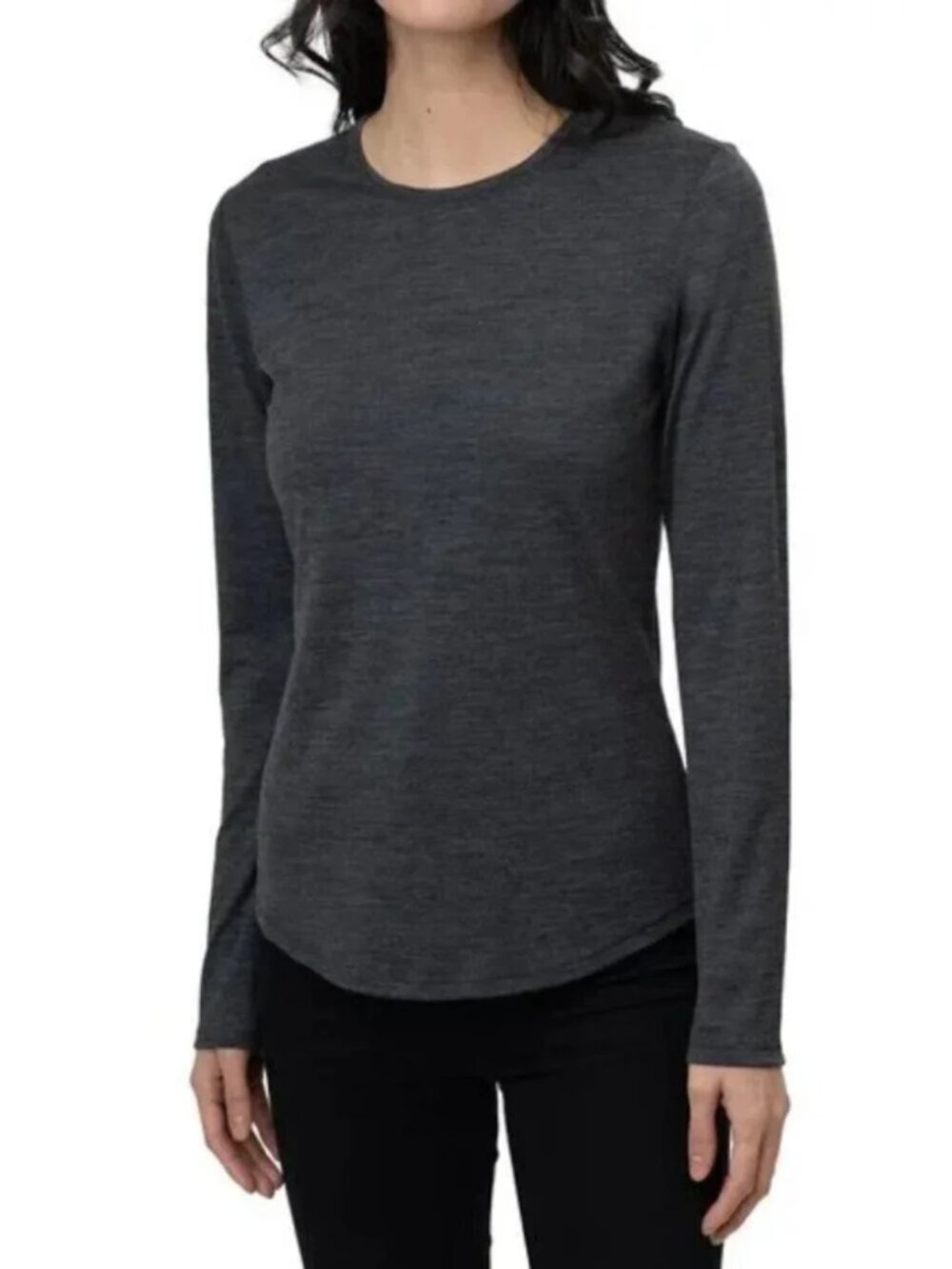 CLOUDVEIL 100% Merino Wool Base Layer Top Grey XS Shirt Long Sleeve Gorpcore